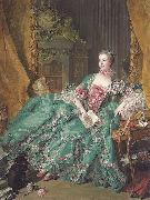 Francois Boucher Portrait de Madame de Pompadour oil painting reproduction